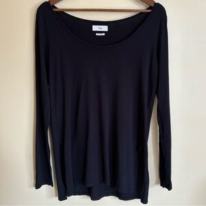 TNA| Classic Black Long Sleeve Tunic Tee Sz M